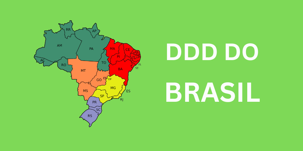 DDD Brasil  Lista dos Códigos DDDs dos Estados e Cidades